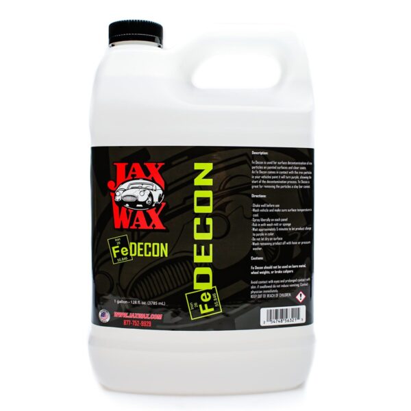 Jax Wax Fe Decon 1 Gallon