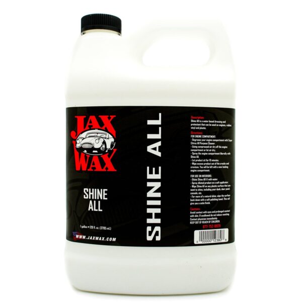 Jax Wax Shine All Water Based Dressing 1 Gallon