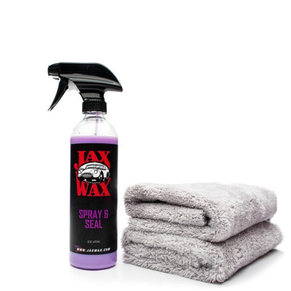 Jax Wax Spray & Seal 16 oz Kit with Towels